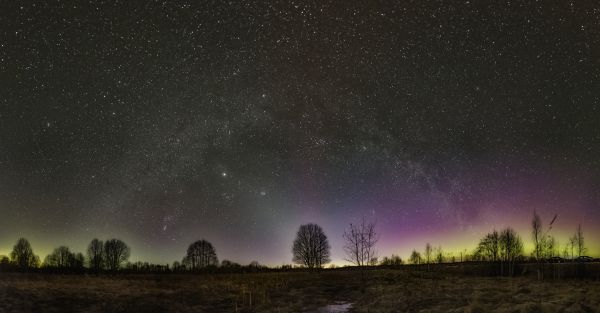 Milky Way + Zodiacal Light + SAR + Aurora - Astrophotography