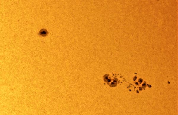 The Sun to scale - Astrophotography