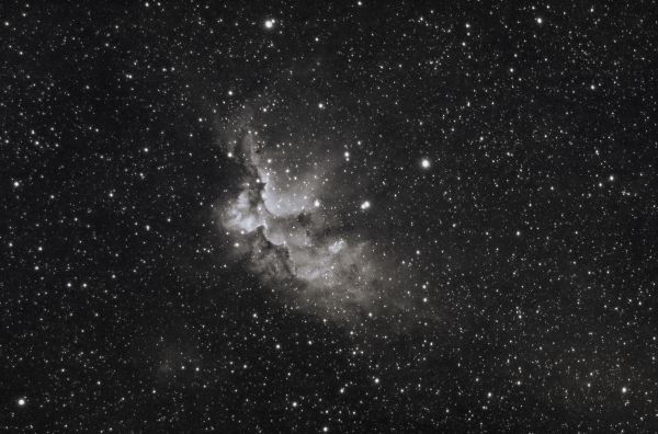 Wizard Nebula (H-alpha) - Astrophotography