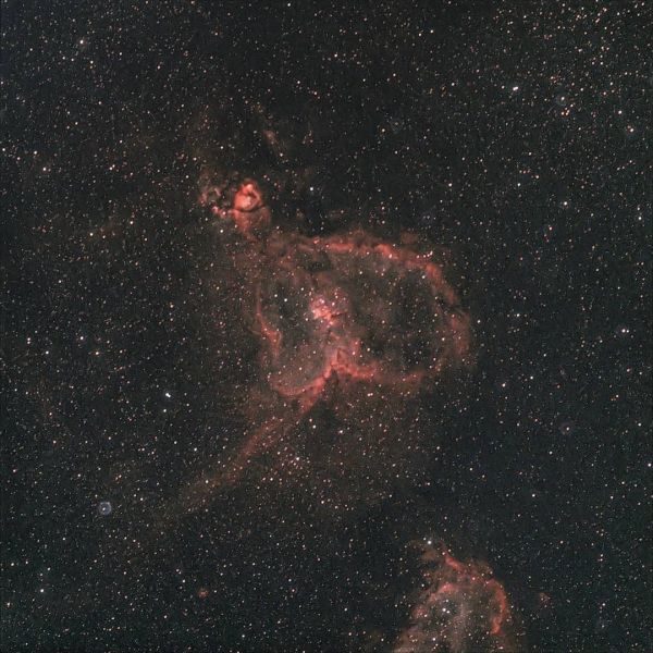 The Heart Nebula, IC 1805 - Astrophotography