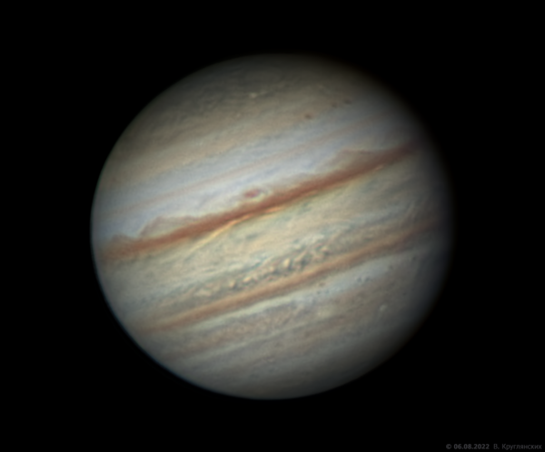Jupiter on August 6, 2022 - Astrophotography