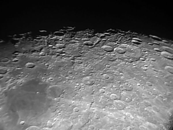 First lunar craters (1) - Astrophotography
