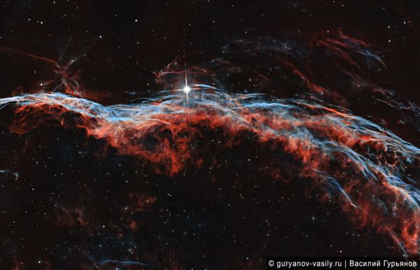 The Witch's Broom — The Veil Nebula — NGC 6960 - Astrophotography