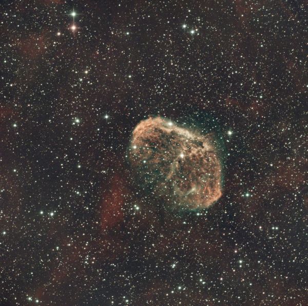 Crescent Nebula, LBN 203 - Astrophotography