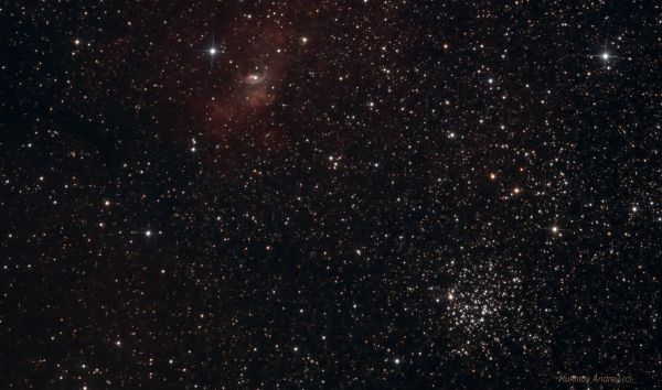 M52 Cluster and the Bubble (NGC7635) 05.10.2022 - Astrophotography