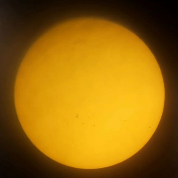 ISS transit across the solar disk - Astrophotography