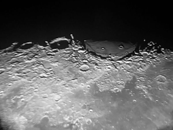 First Lunar Craters (2) - Astrophotography