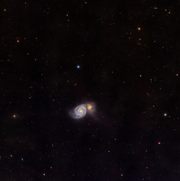 Whirlpool Galaxy M51 - Astrophotography