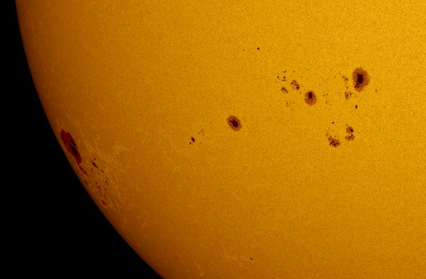 Sun in the Photosphere on August 4 - Astrophotography