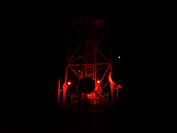 Mars in an industrial landscape - Astrophotography