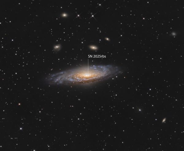 Galaxy NGC 7331 and supernova 2025rbs - Astrophotography