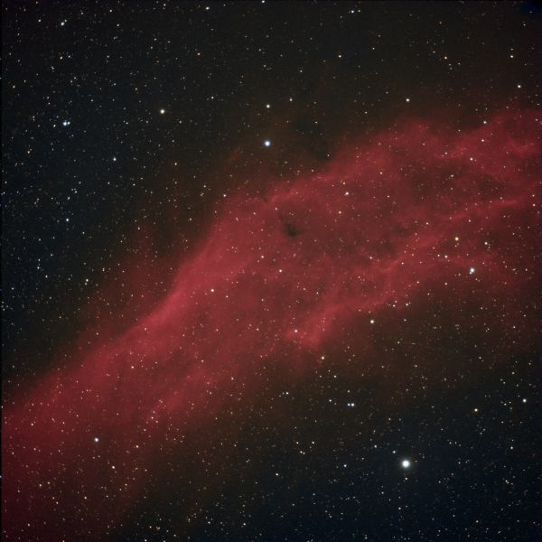 California Nebula NGC1499 in Perseus in RGBHa - Astrophotography