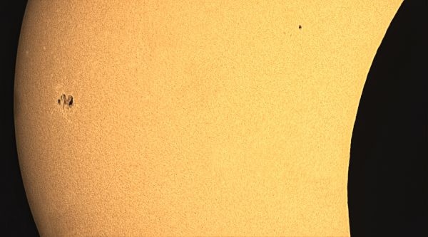 First sunspot - Astrophotography