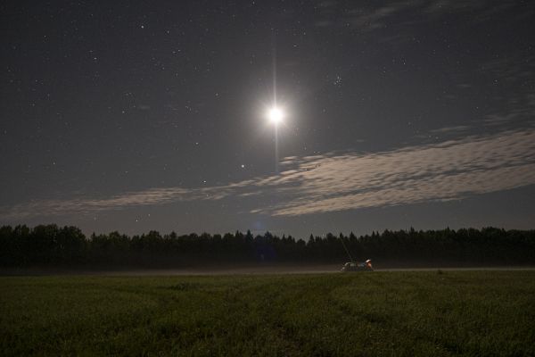 Moon, Pleiades, Jupiter, Mars and astronomers of Berezniki - Astrophotography