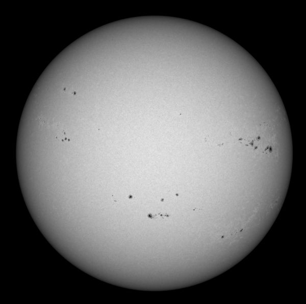 Sun on April 23 - Astrophotography