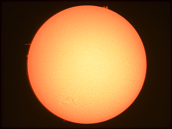 The Sun in H-Alpha, November 6, 2020 - Astrophotography