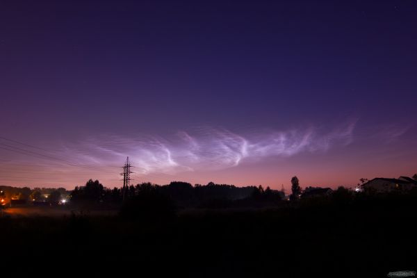 Noctilucent clouds - Astrophotography