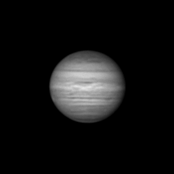 Animation of Jupiter's rotation in the infrared range, 03.07.21 - Astrophotography