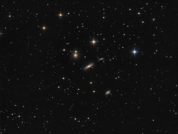 Hikson 44 galaxies cluster in Leo LRGB - Astrophotography