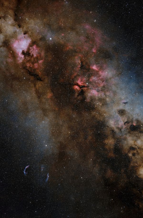 The vicinity of Deneb and Sadr - Astrophotography