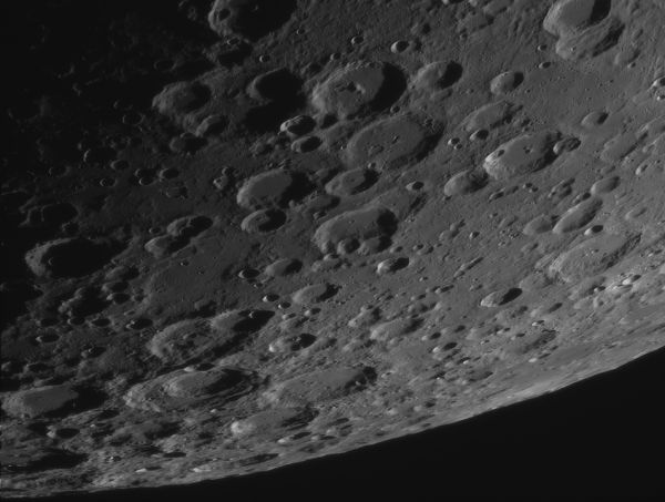The Moon. Southeastern region. - Astrophotography