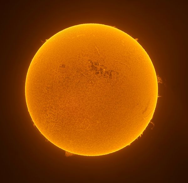 Solar Chromosphere, October 8, 2022 - Astrophotography