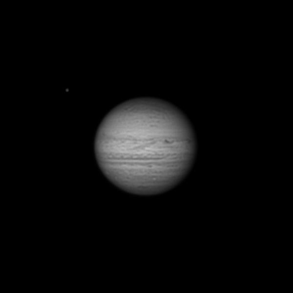 Jupiter in the infrared range (850nm) - Astrophotography
