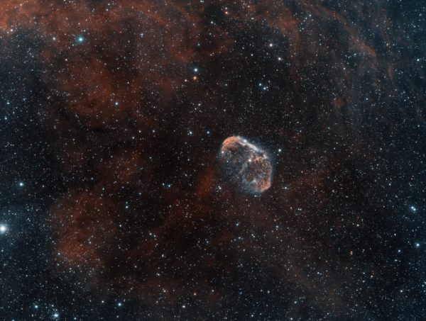 NGC 6888 Ha+OIII bicolor - Astrophotography