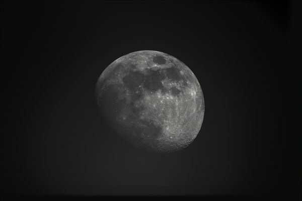 Evening Moon on July 1st - Astrophotography