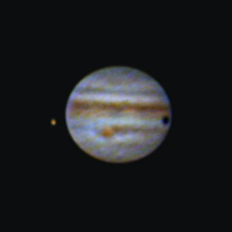 Jupiter and Ganymede - Astrophotography