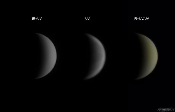 Venus with clouds - Astrophotography