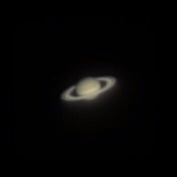 First Saturn - Astrophotography
