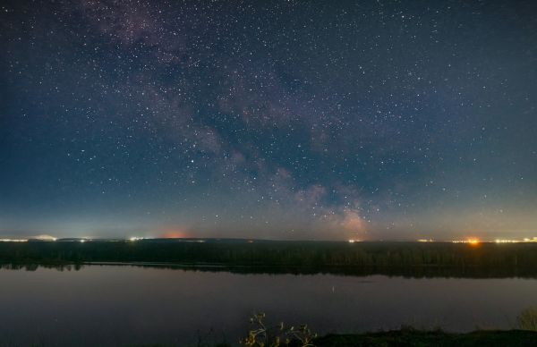 Milky Way over the Kama River, April '24 - Astrophotography