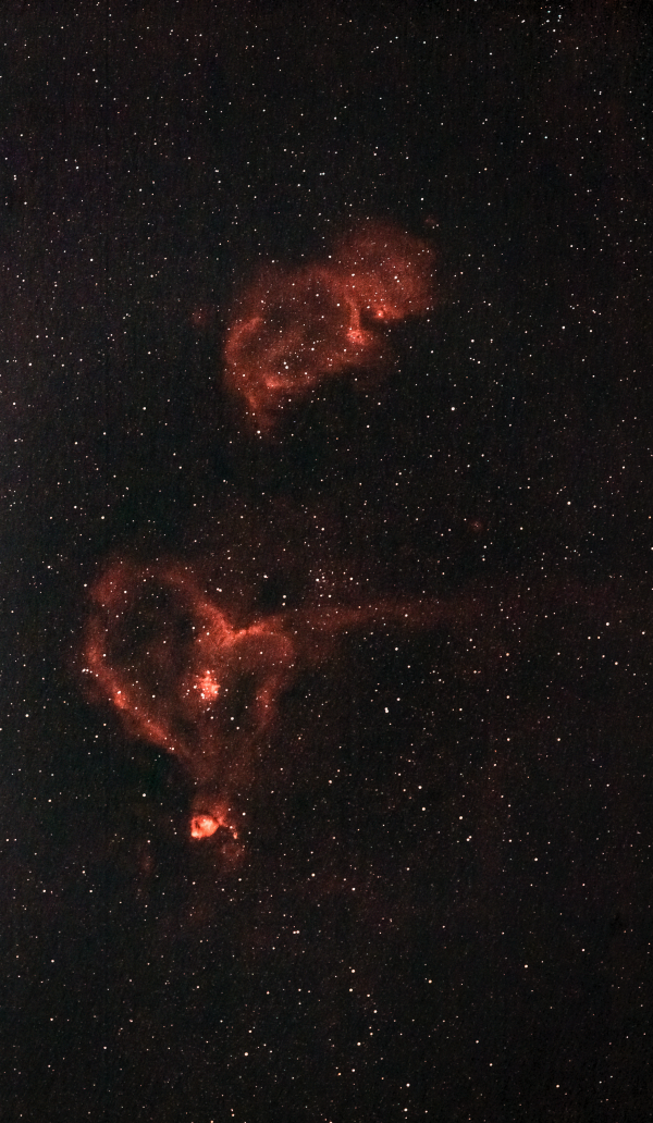 Heart and Soul Nebulae in Cassiopeia. From 04/20/2024 - Astrophotography