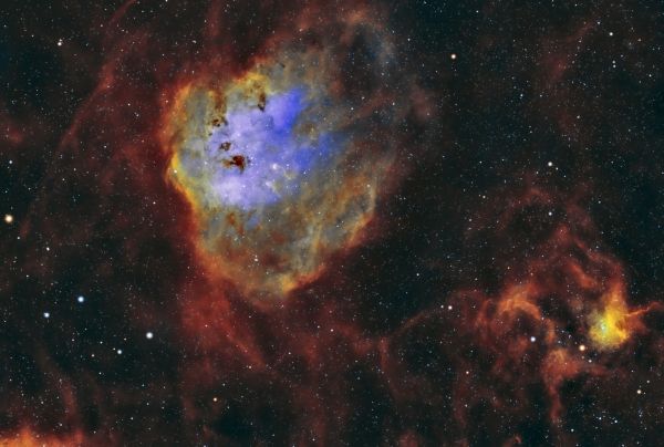 The Tadpole Nebula (IC 410) and the Spider Nebula (IC 417) - Astrophotography