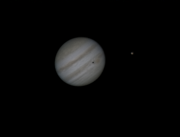 Transit of Io across Jupiter - Astrophotography