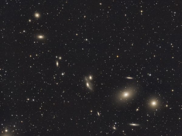 Markarian's Chain - Astrophotography
