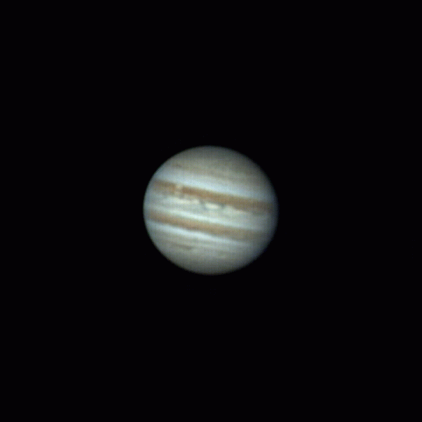 Small rotation of Jupiter - Astrophotography