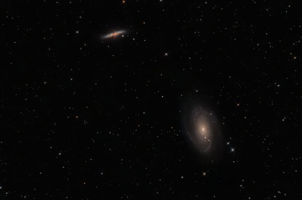 M81, M82 (Bode's Galaxy and the Cigar Galaxy) - Astrophotography