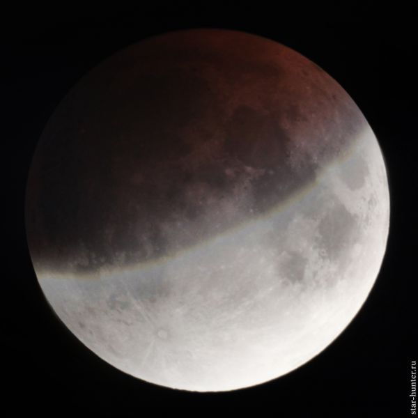 Lunar eclipse, 17/07/2019, 00:05 (UTC +3). - Astrophotography
