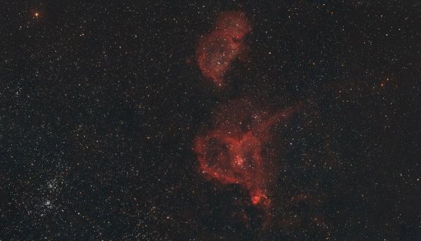 NGC 869, NGC 884, IC1805, IC1848 - Astrophotography