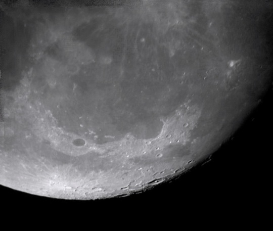 Crater Mairan and Crater Timocharis. Crater Plato. - Astrophotography