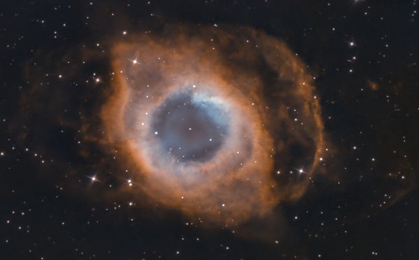 Helix nebula (H-HO-O) - Astrophotography