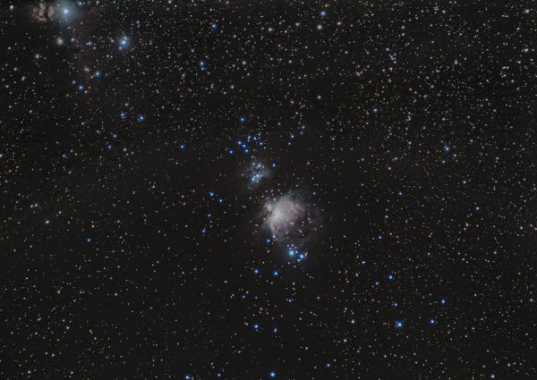 M42: Orion Nebula + NGC 2024 Flame Nebula - Astrophotography