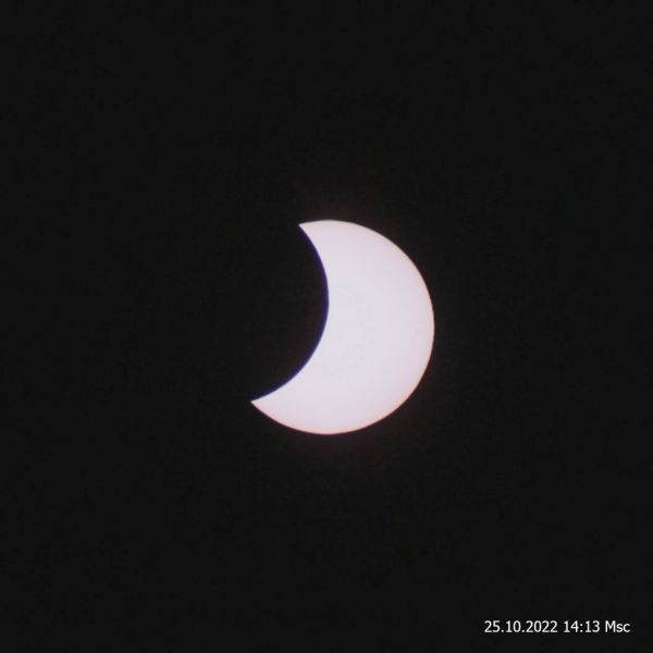 Solar Eclipse in Lipetsk, 2022.10.25 - Astrophotography