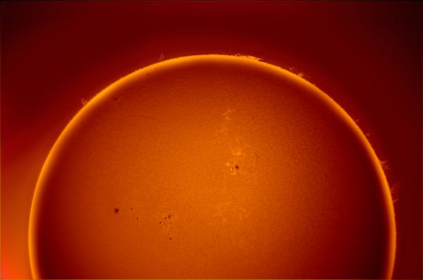 Sun (region) H-Alpha July 13, 2024 - Astrophotography