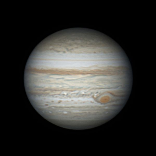 Jupiter, August 24, 2022, 23:28 UT - Astrophotography