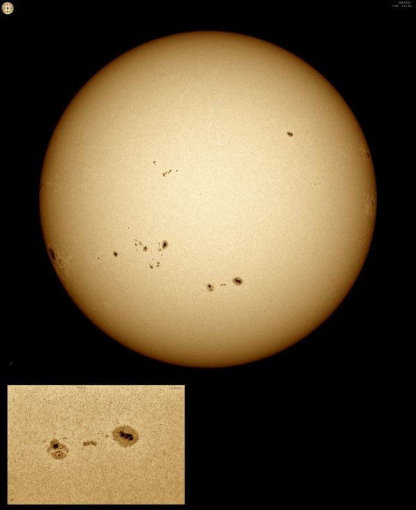 Chromosphere of the Sun on August 4, 2024 - Astrophotography
