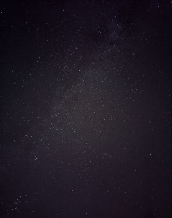 Milky Way and Andromeda on phone - Astrophotography