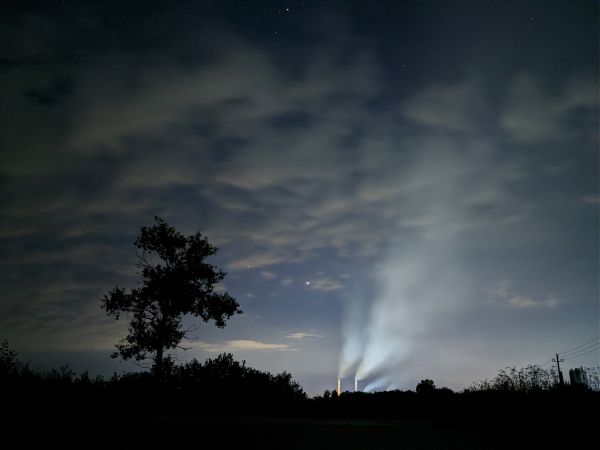 Saturn and Jupiter with an industrial twist - Astrophotography